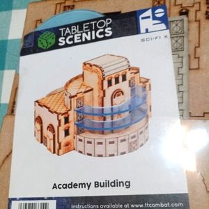 NWT Academy Building Tabletop Scenics TTCOMBAT
